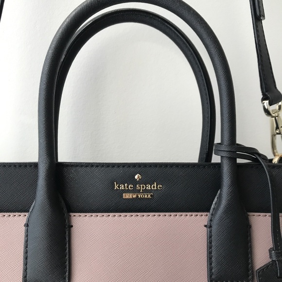 Kate Spade Cameron Two Tone Satchel with Strap - Picture 5 of 12